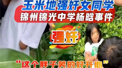 锦州锦光中学杨晗被男同学在玉米地强奸事件